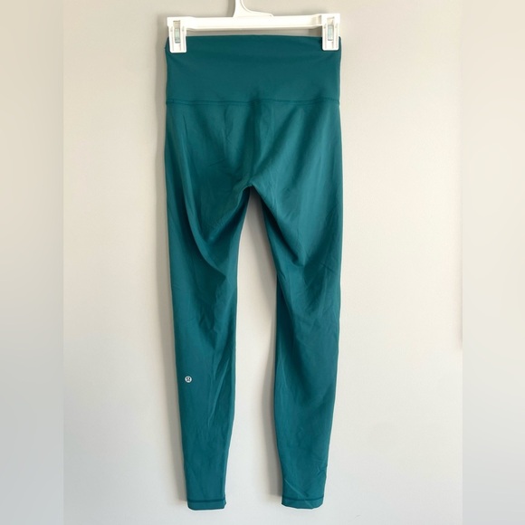 🍋Lululemon Wunder Train High-Rise Tight 27.5” Storm Teal - Picture 11 of 12